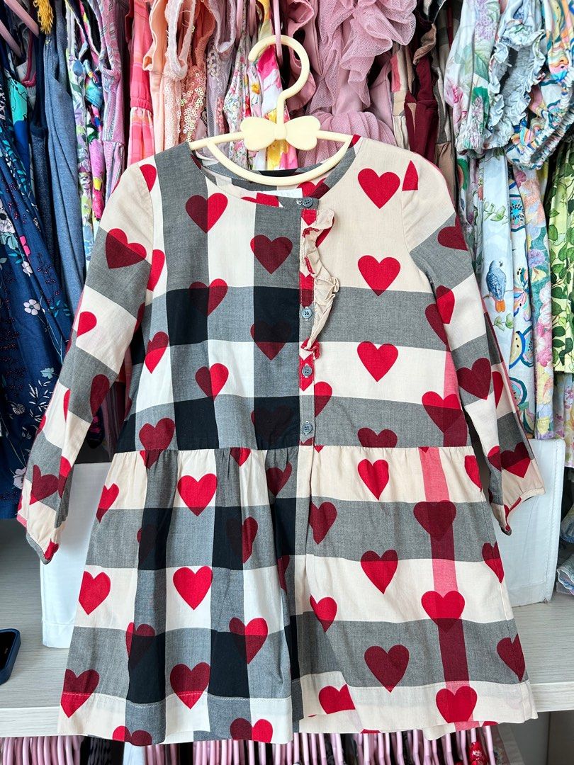 Burberry outlet heart dress