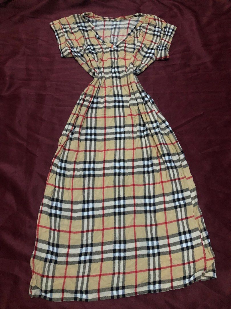 Burberry striped maxi dress for L XL Women s Fashion Dresses