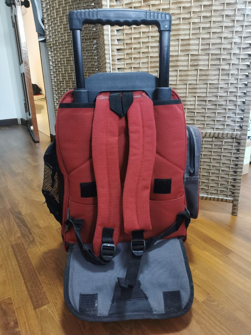 California pak rolling top backpack