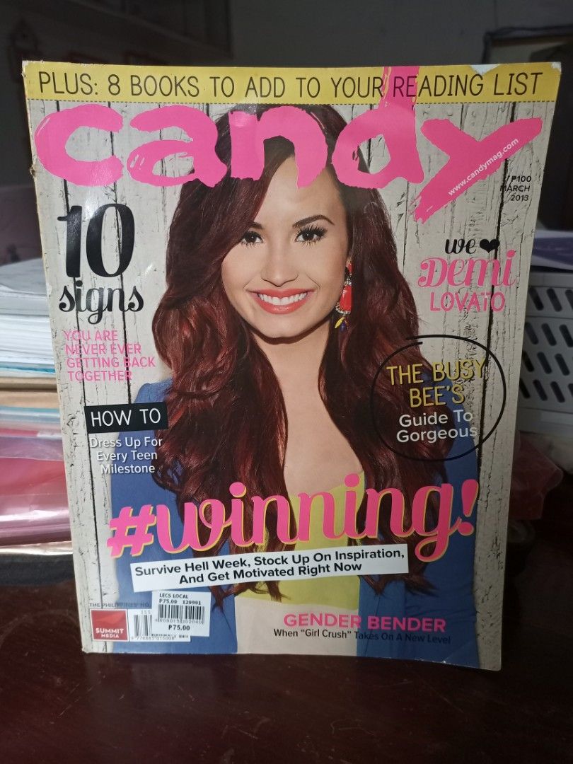 Candy Magazine (Category: Magazines) located in Isulan. Submitted by jamellsitem (Listing ID 1255172623, Image 3). Description: Take All for 110pesos only SHOPEE CHECKOUT ONLY.