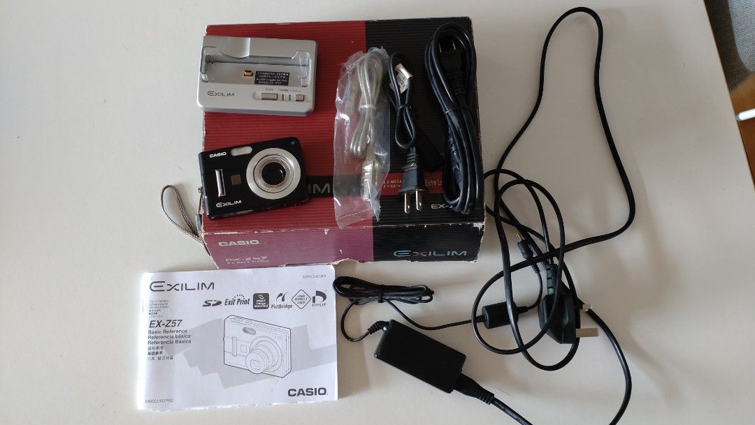 Casio Exilim EX-Z57 輕便數碼相機, 攝影器材, 相機- Carousell