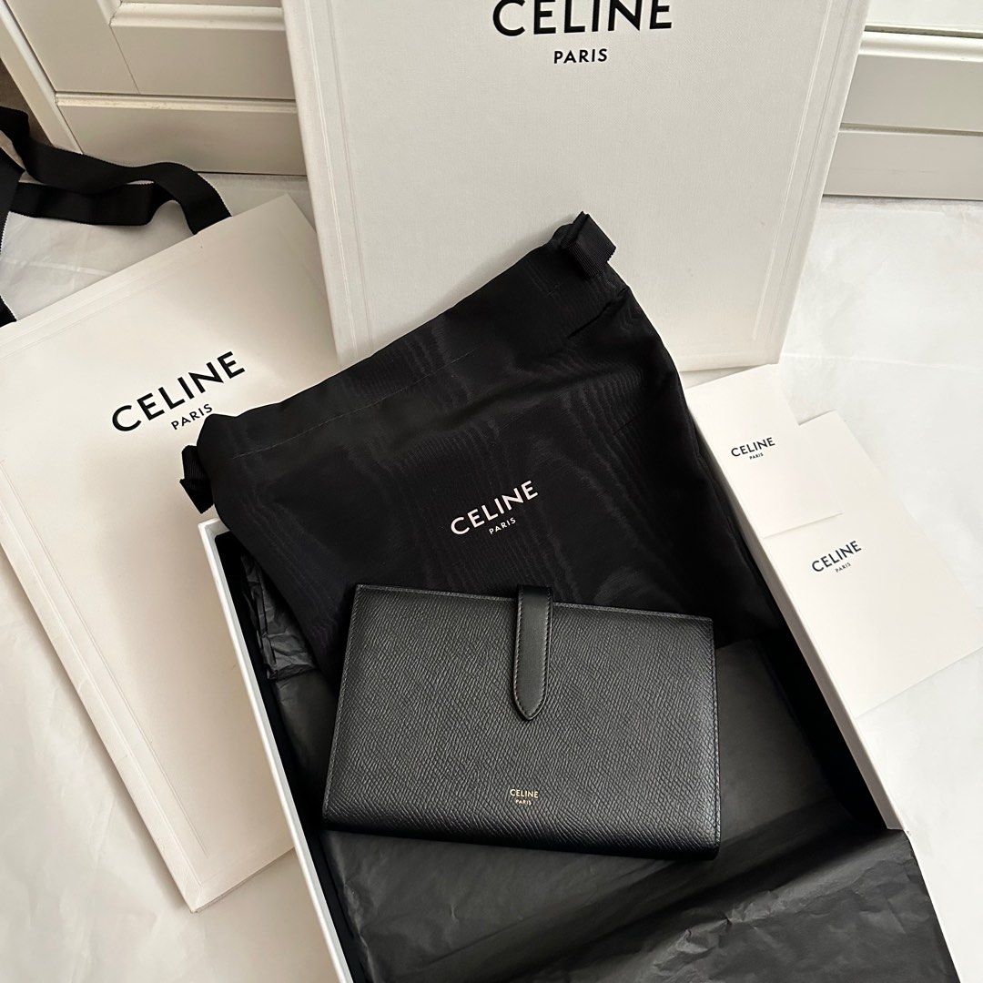 Celine large strap wallet online