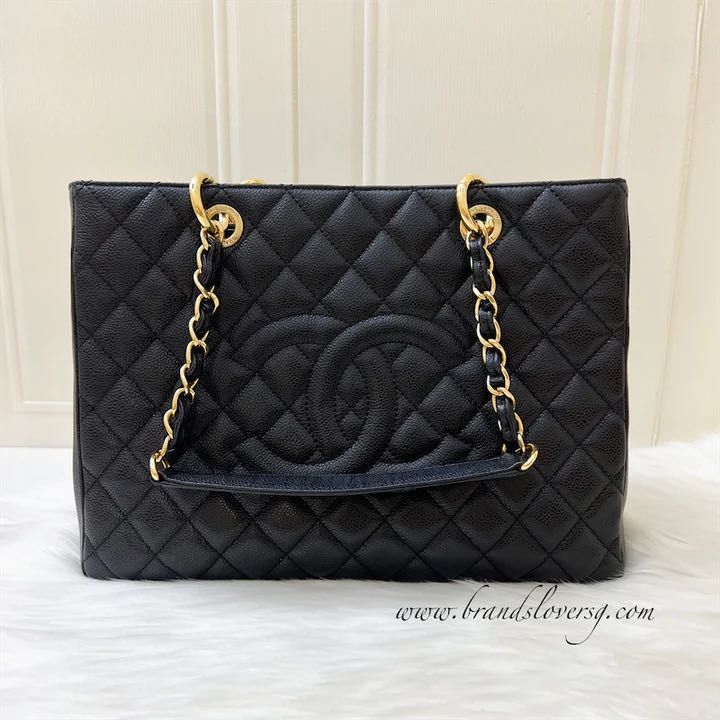 Chanel Gst Caviar Bag size Large, Luxury, Bags & Wallets on Carousell