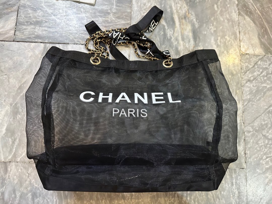 Mesh chanel bag online