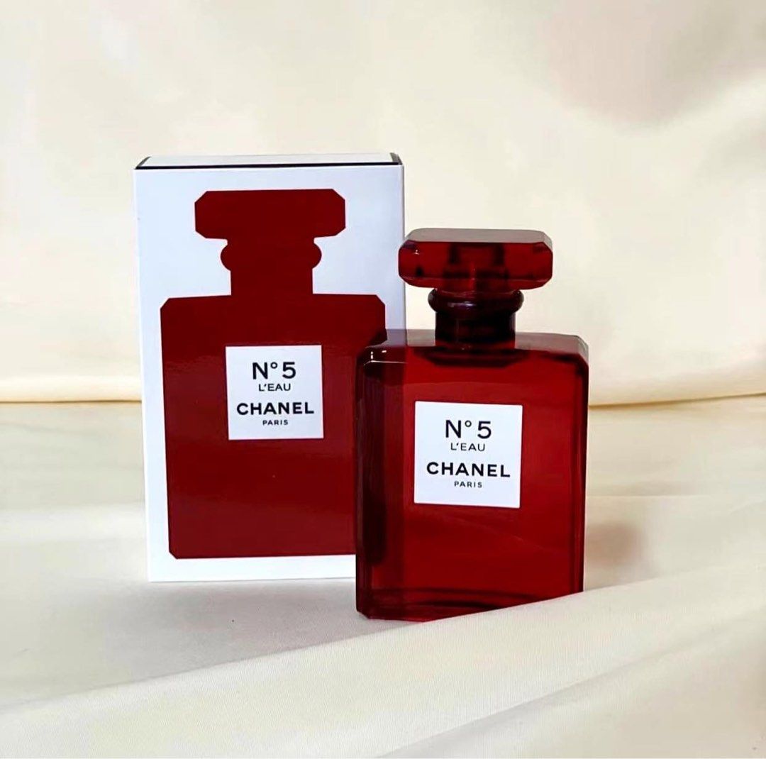 Chanel n5 leau red edition, Beauty & Personal Care, Fragrance