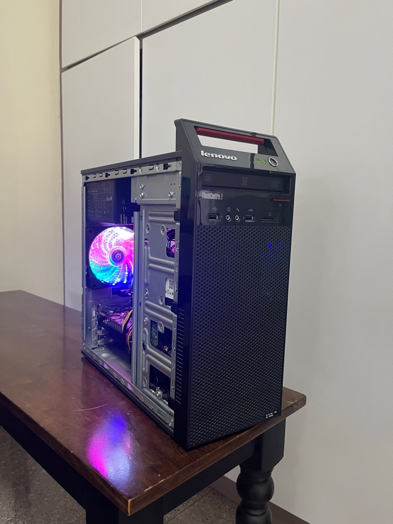 CHEAPEST I5 RGB GAMING PC DESKTOP CPU WORKSTATION THINKCENTRE GTX 256GB