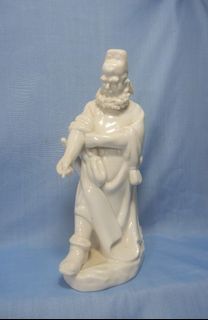 Chinese antique Dehua Blanc de Chine statue warrior circa early 20th Century retired RARE FIND