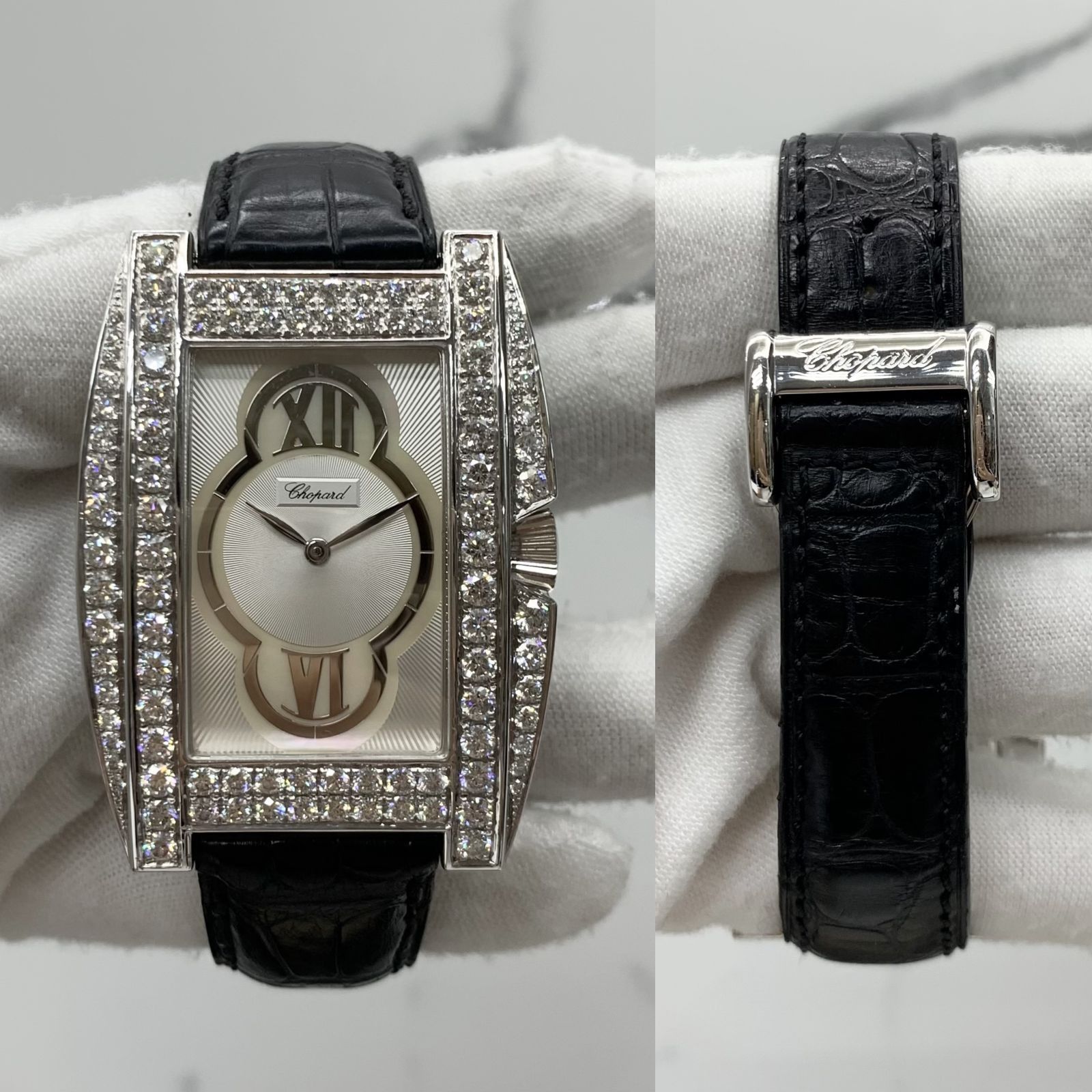 Chopard women's cheap diamond watch