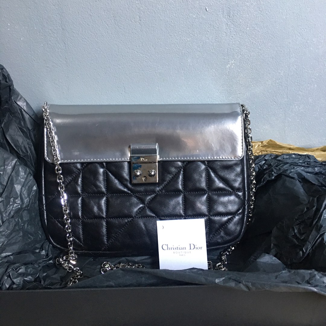 CHRISTIAN DIOR CROSSBODY BAG LEATHER, Luxury, Bags & Wallets on Carousell