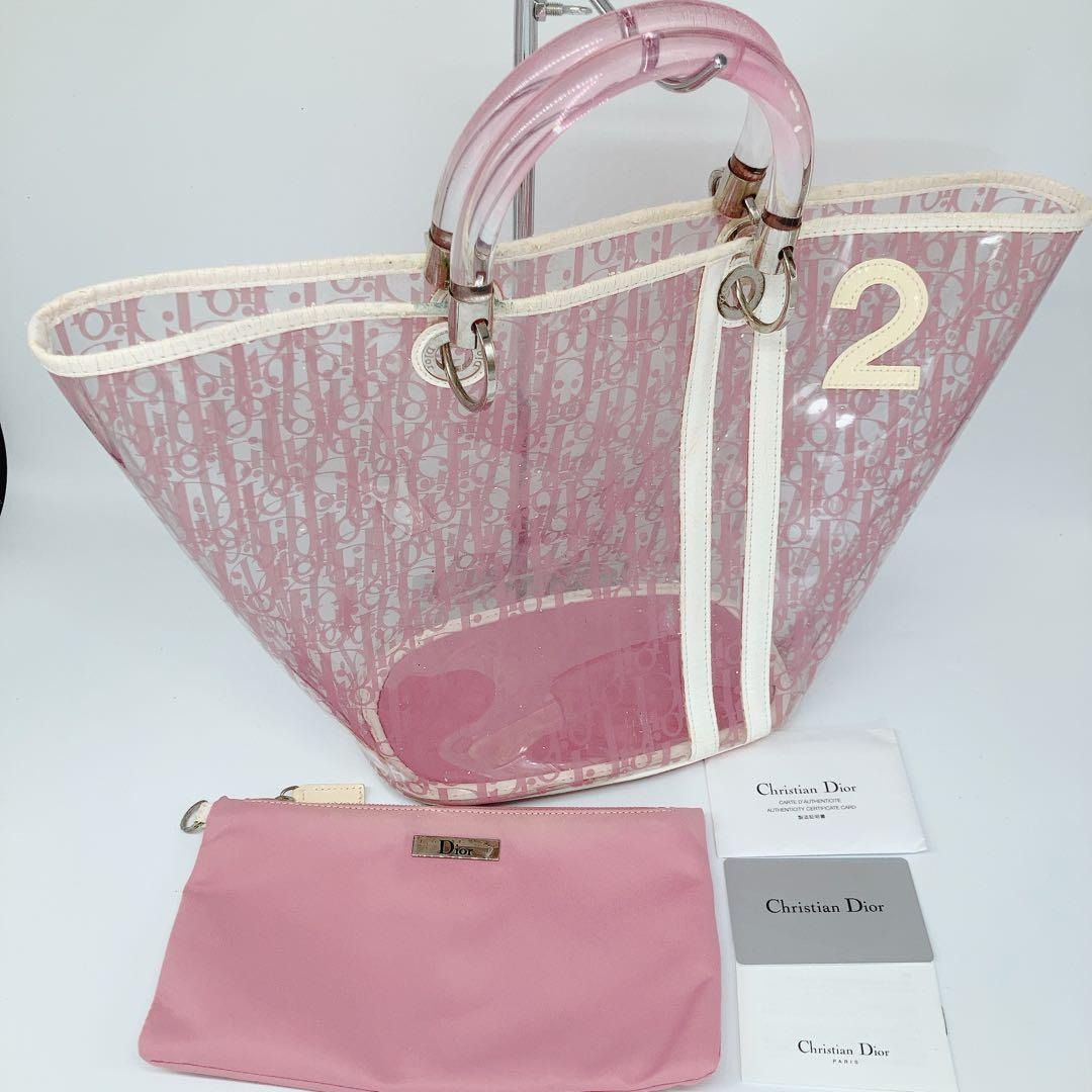 Authentic Pink Dior Boston Bag, Luxury, Bags & Wallets on Carousell
