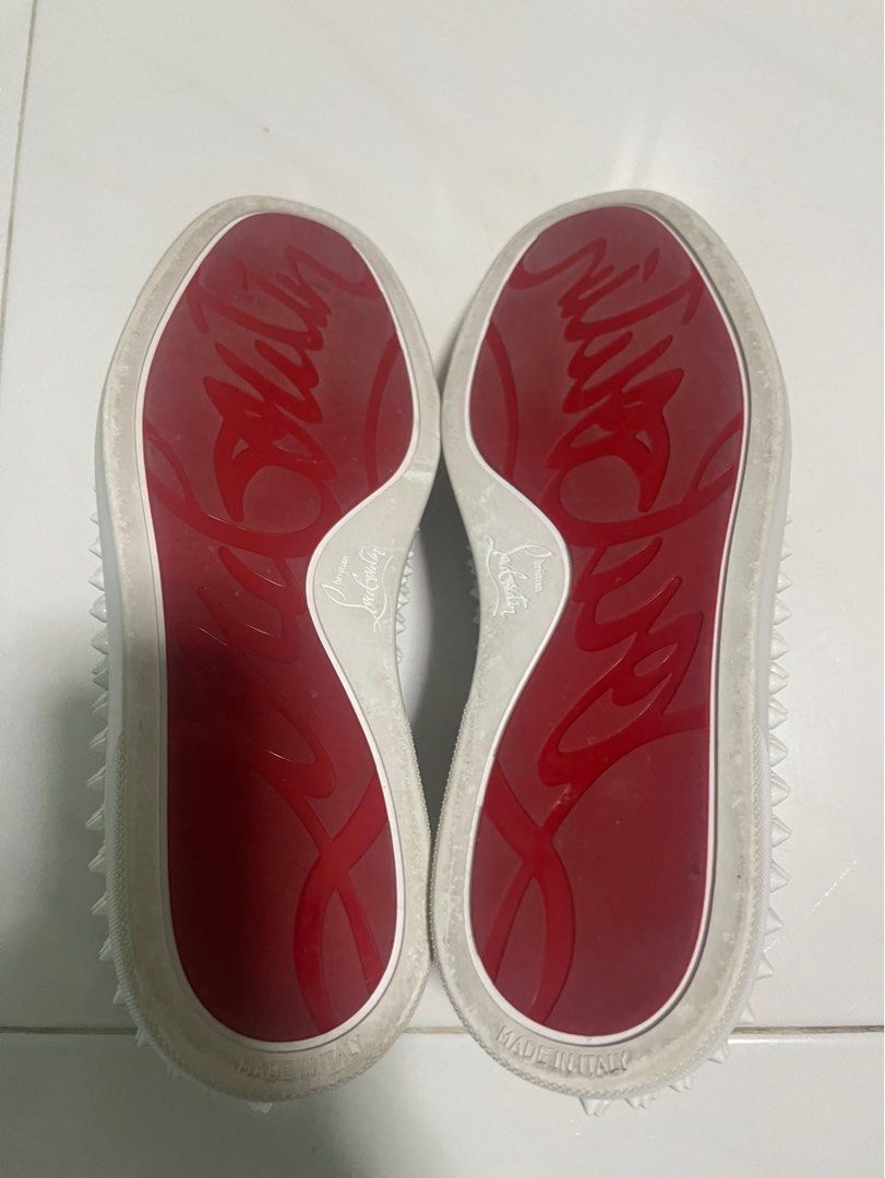 Christian Louboutin Roller Boat Shoes Men s Fashion Footwear Dress Shoes on Carousell
