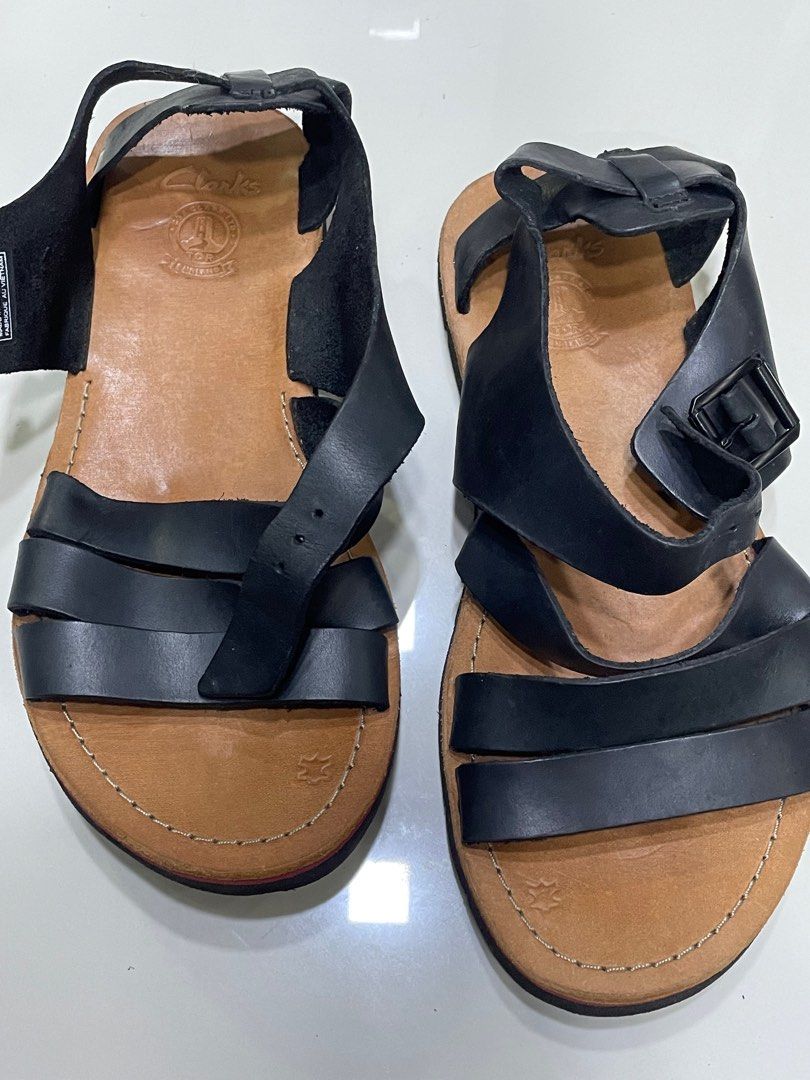 Clarks Authentic Pennard Strap Genuine Leather Soled Sandals