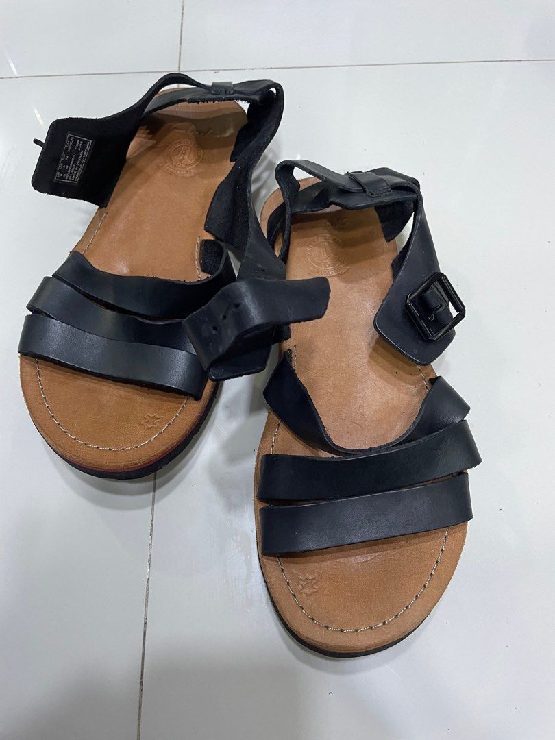 Mens leather discount sandals clarks