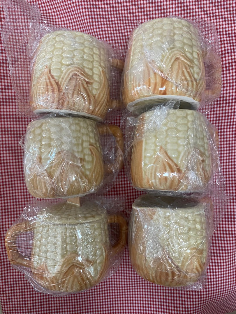 corn tea set, Furniture & Home Living, Kitchenware & Tableware, Coffee ...