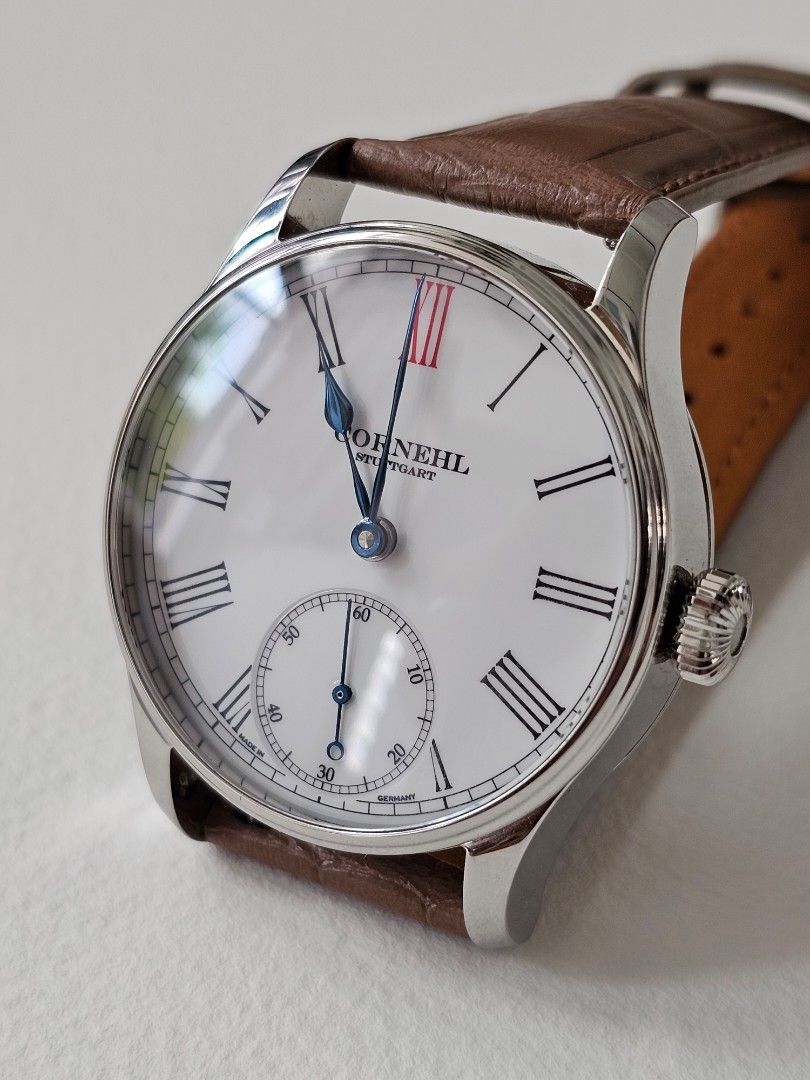 White sale enamel watch