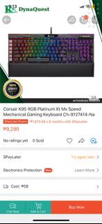 Corsair k95 rgb platinum