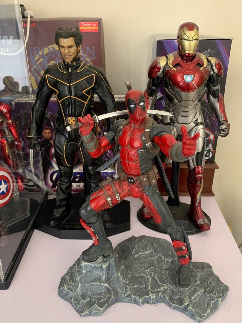 Crazy Toys Iron man Mk47 Wolverine The last stand Deadpool