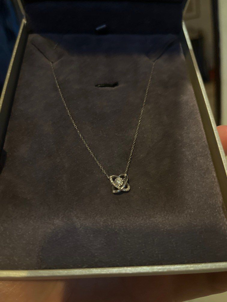 Dancing Diamond Necklace Goldheart