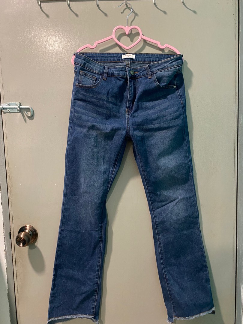 Dark Blue Jeans Rambu, Women's Fashion, Bottoms, Jeans & Leggings on ...