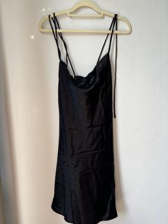 Dissh Black Satin Top