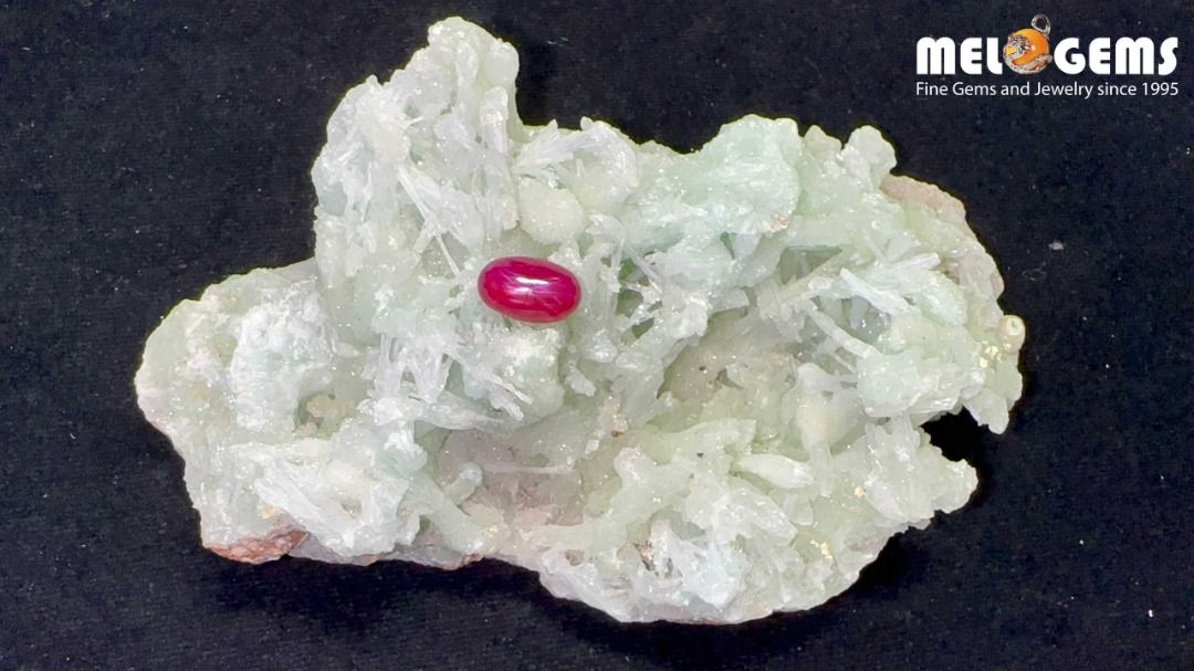 Double Star Ruby Natural Dark Red Luc Yen 2 90 Carat RB1211