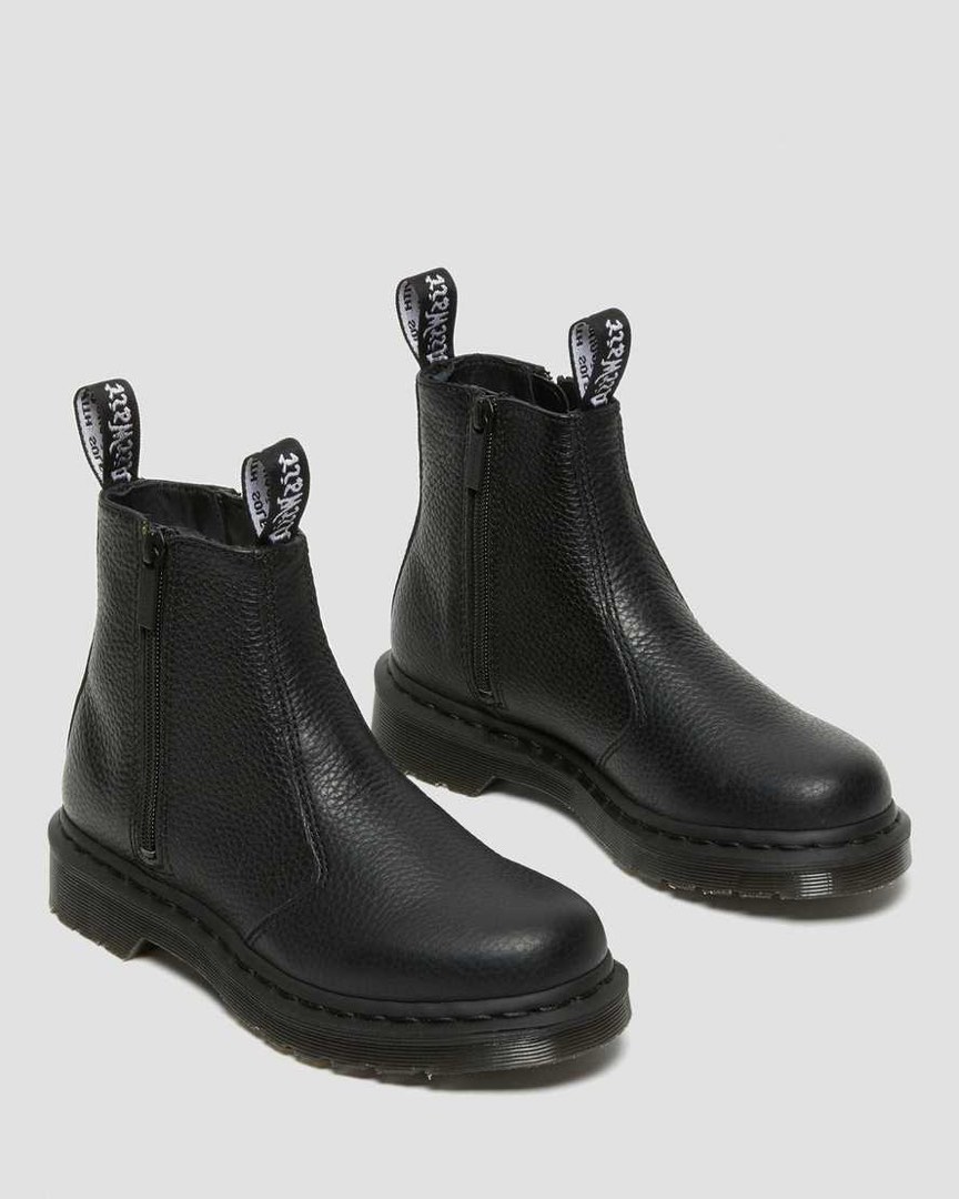 Dr Martens black boots with zip 2976 Aunt Sally Women s Fashion