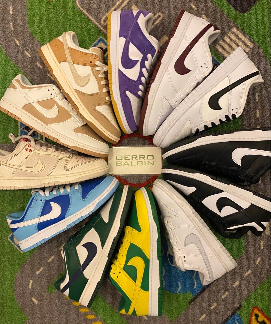 DUNK LOW (Category: Sneakers) located in Quezon City. Submitted by gerroofsneakercomplexph (Listing ID 1255144331, Image 1). Description: SELLING: NIKE DUNK LOW Court Purple Iso SB Men’s Size 7-12US ₱8500 & above Night Maroon Men’s Size 7-12US ₱4000 each Reverse Panda Men’s Size 9.5US ₱6000 Black Panda Men’s Size 7-12US ₱5500 Panda Unisex 3.5-12US ₱4500 & above Platinum Grey Men’s Size 7US ₱5500 Reverse Brazil Men’s Size 8.5 & 10.5US ₱5500 Gorge 