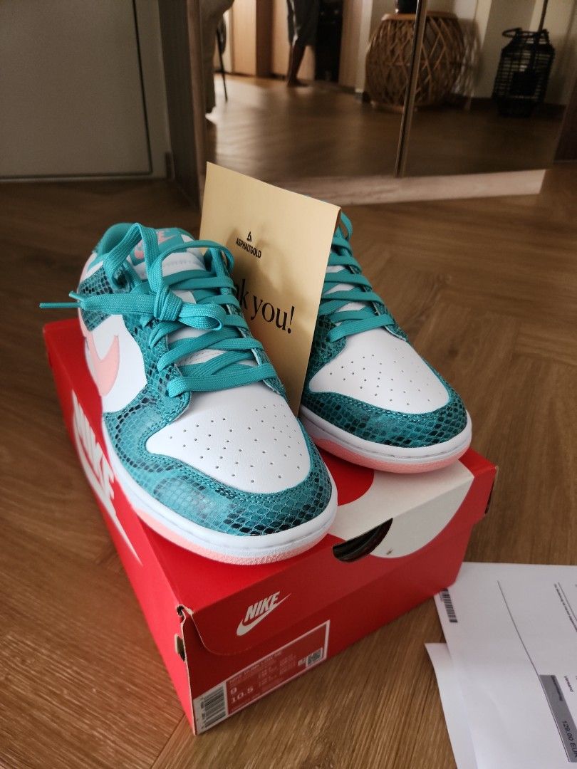 teal snakeskin jordans