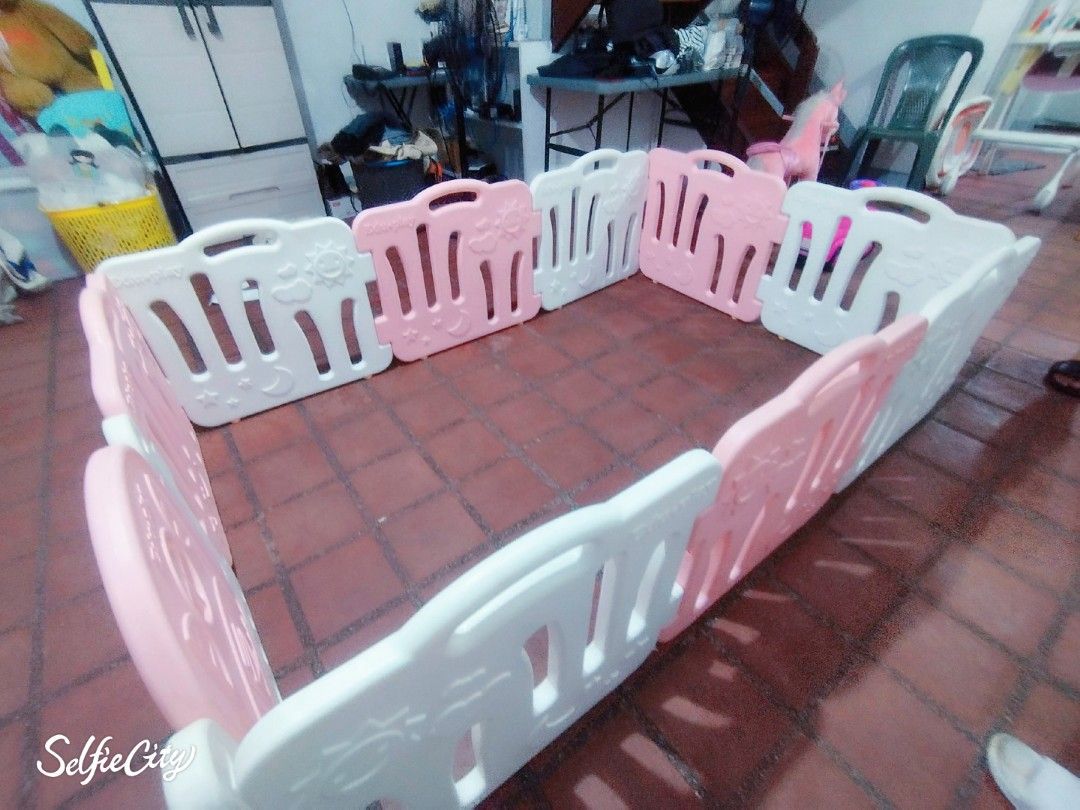 Eduplay Safety Fence with Puzzle Mat, Babies & Kids, Baby Nursery