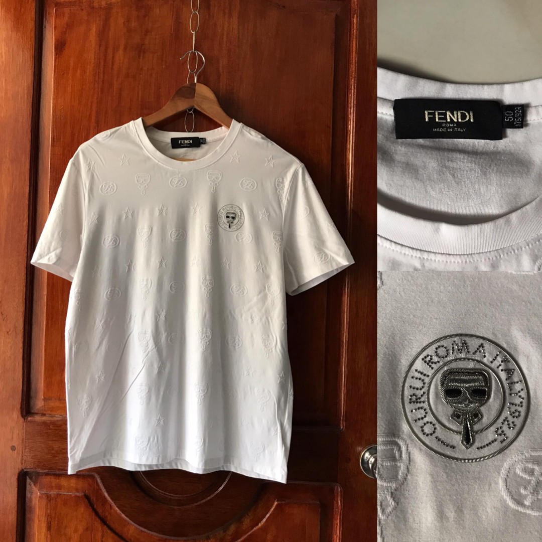 LV X Nigo Embroidered Mockneck tee, Men's Fashion, Tops & Sets, Tshirts &  Polo Shirts on Carousell