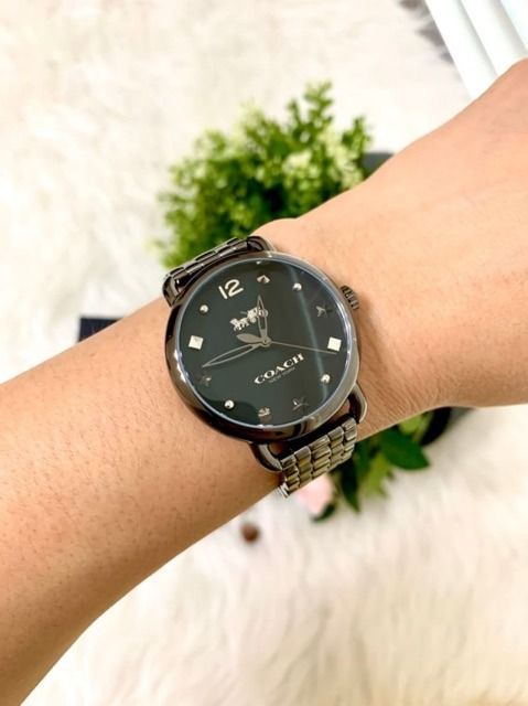 Free Shipping Coach Stainless Steel Women s Watch Delancey 14502812 Jam tangan Wanita