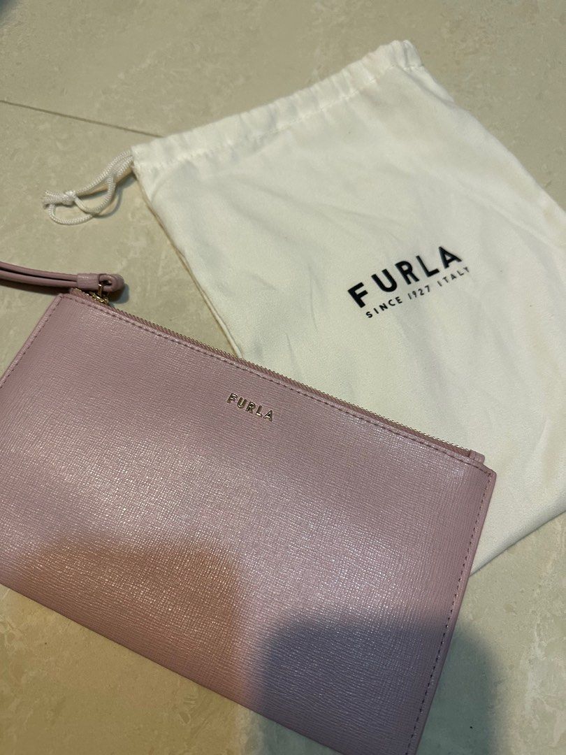 Furla wristlet pouch Women s Fashion Bags Wallets Purses Pouches on Carousell
