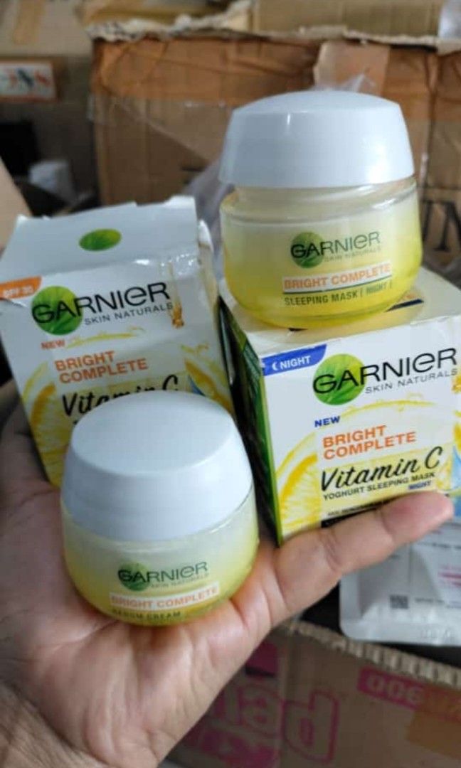 Lush Garnier Light Complete Cream Design Illustration Lush Garnier Light Complete Cream Design Illustration