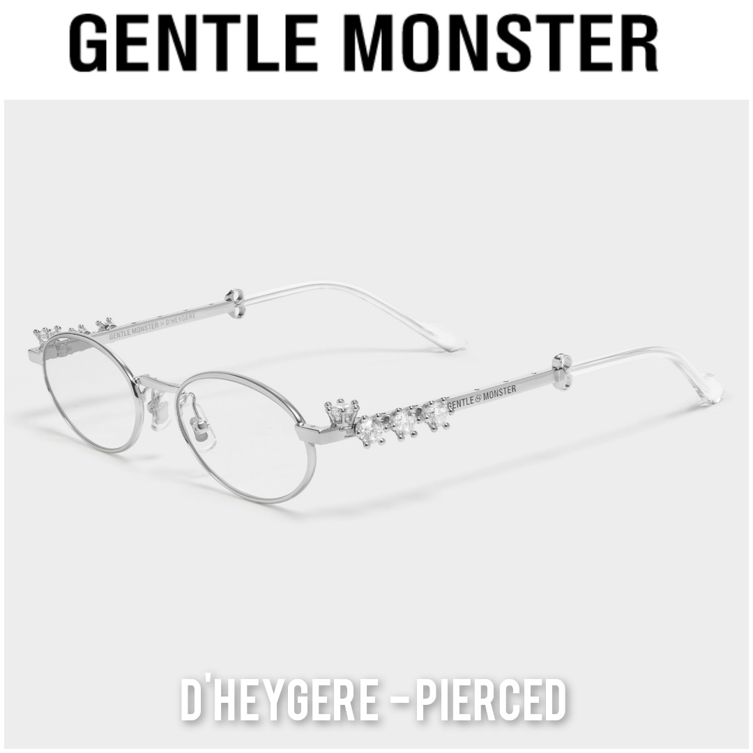 Gentle monster x d'heygere pierced glasses spectacles sunglasses