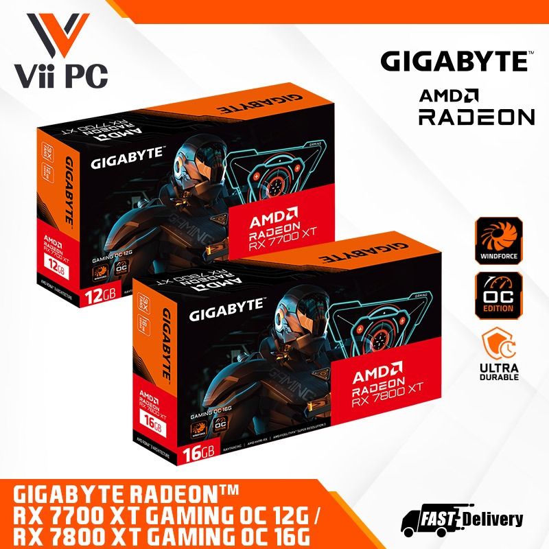 GIGABYTE Radeon RX 7700XT 7700XT 12GB 7800 XT 7800XT 16GB