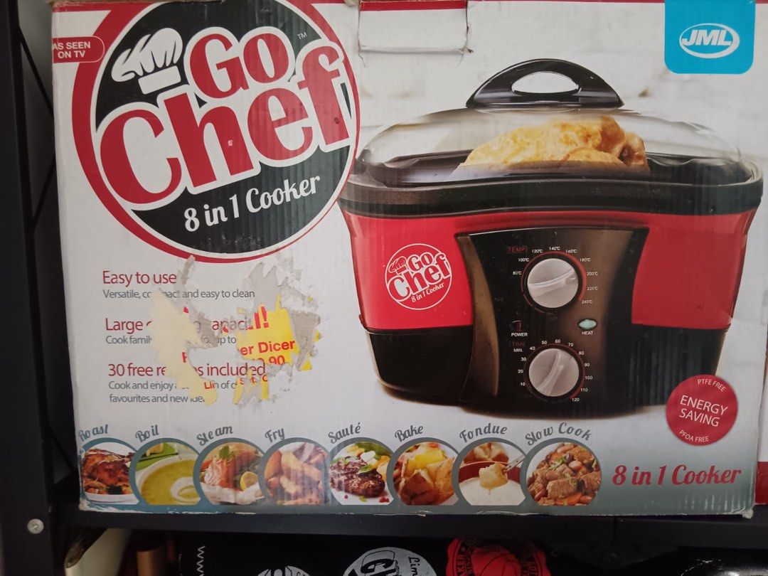 Go chef 8 in clearance 1 cooker how to use