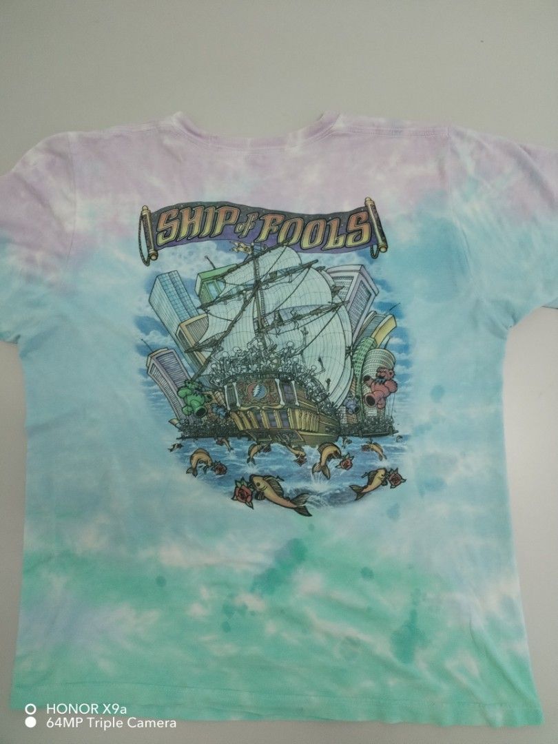 Vintage Liquid Blue Grateful Dead Lighthouse T-shirt Mens M 