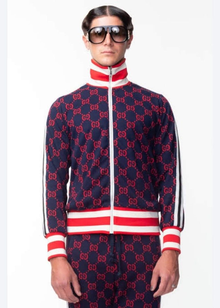 Gucci Web Stripe Cotton Jacket In Beige | ModeSens