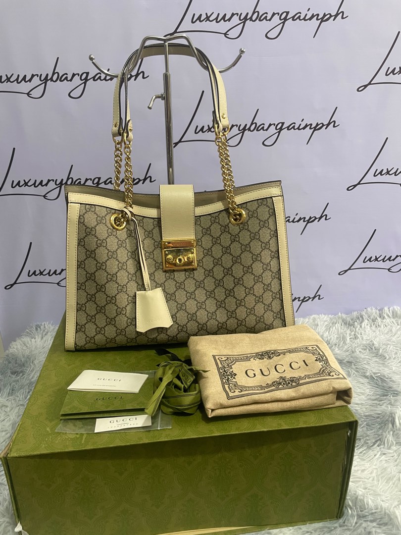Gucci Paldock Tote Medium with Entrupy, Luxury, Bags & Wallets on Carousell