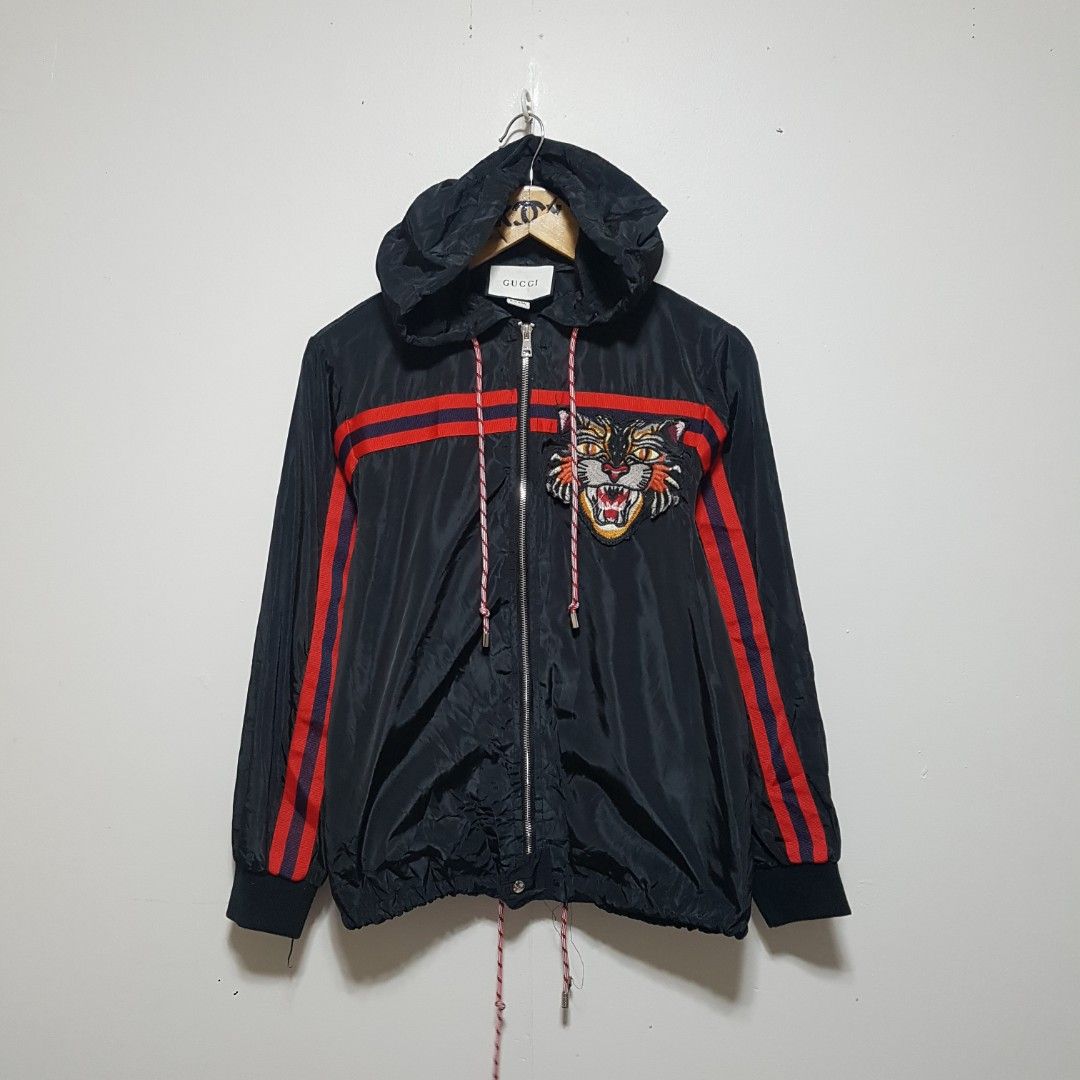 Black new arrivals gucci windbreaker