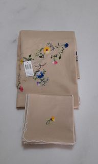 Handmade Cotton Embroidery Table Cloth