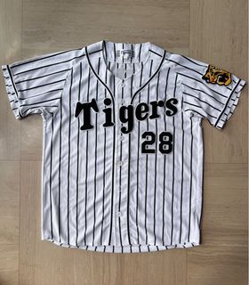 Vintage Detroit Tigers MLB Major League Baseball Jersey Blue Orange T-Shirt Medium Made in U.S.A. 100% Polyester
