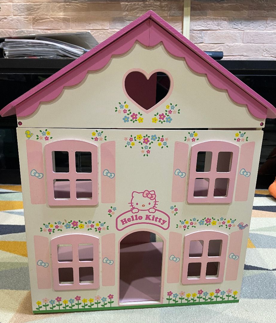 Hello kitty wooden dollhouse online