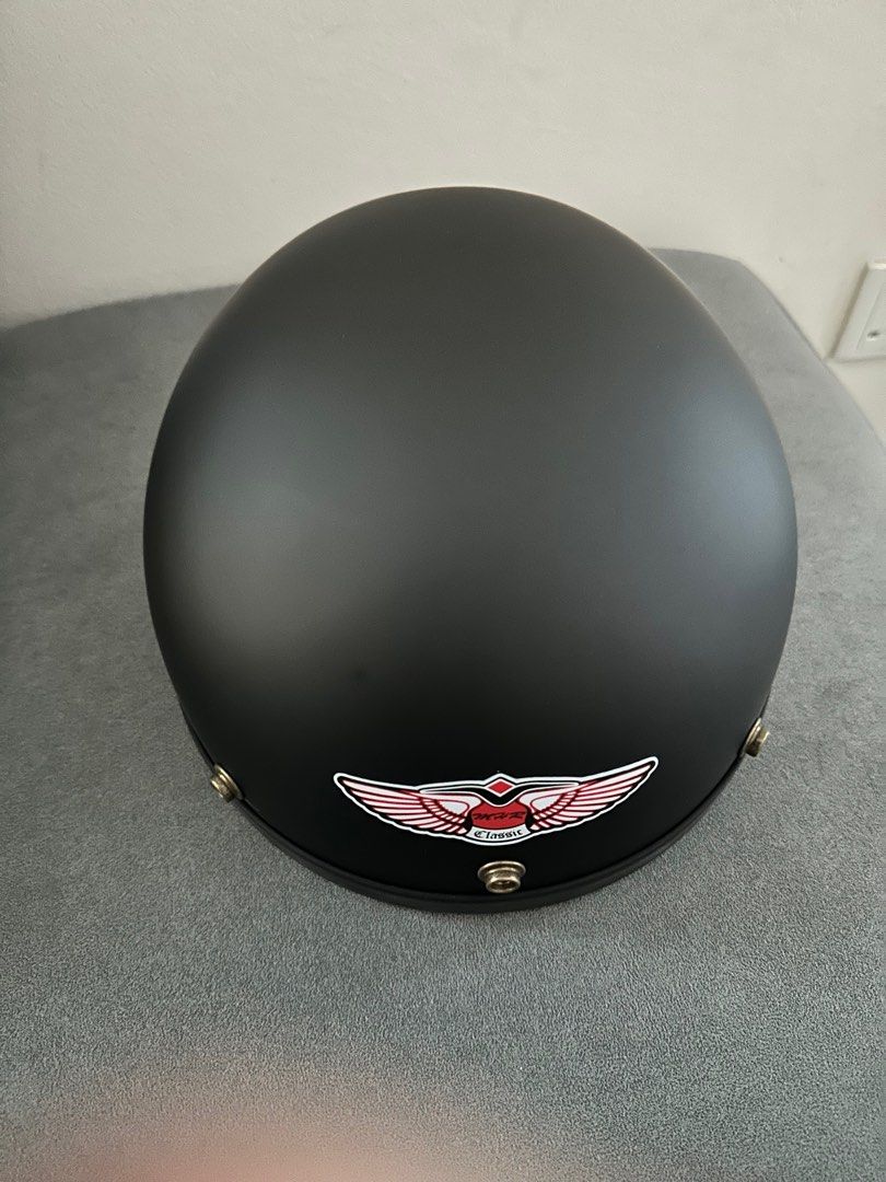 Helmet half MHR brand new, Motorcycles, Motorcycle Apparel on Carousell