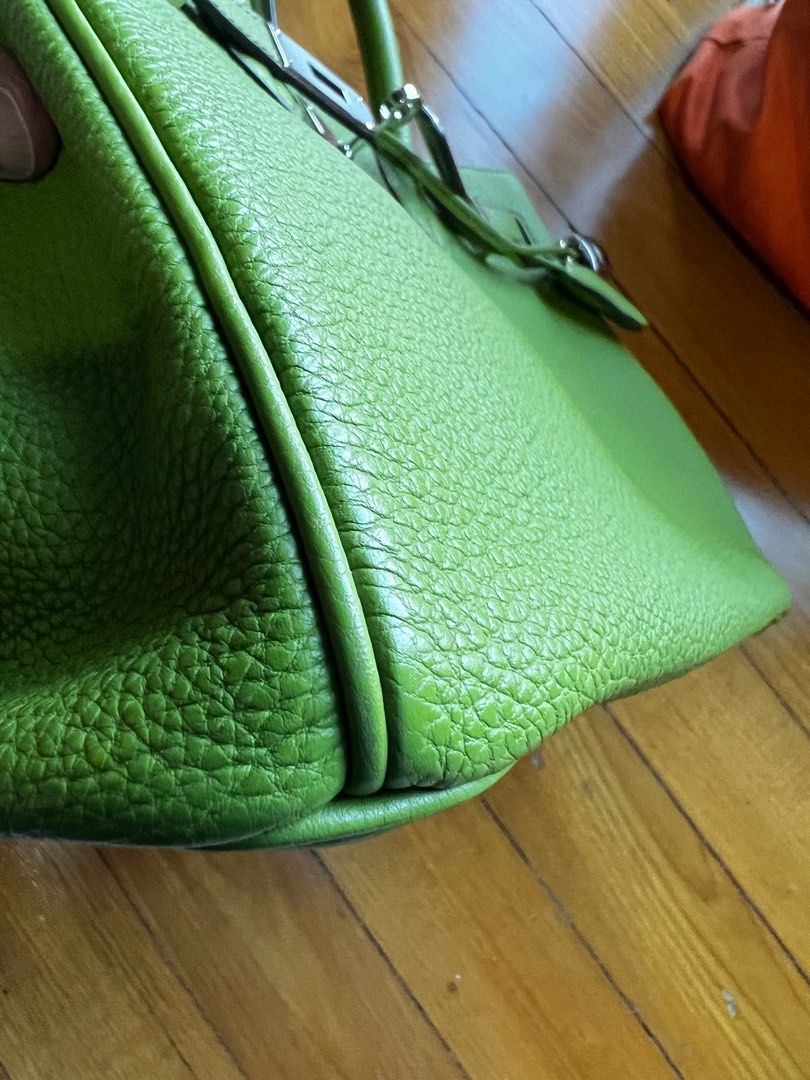 HERMES Togo Birkin 30 Vert Anis 473290