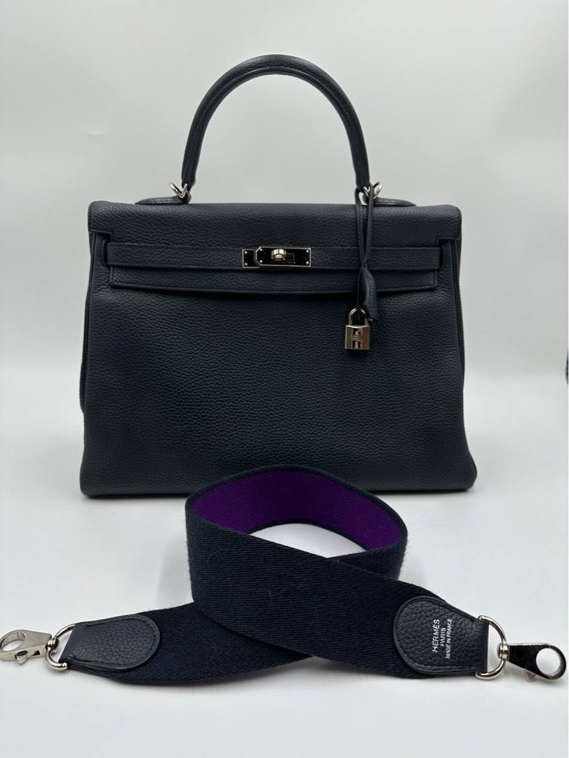 Hermès Kelly 32 Togo Blue Nuit