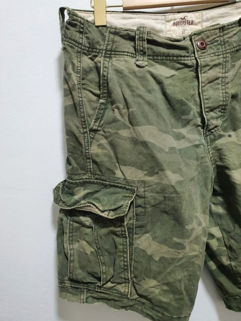 hollister camo cargo shorts