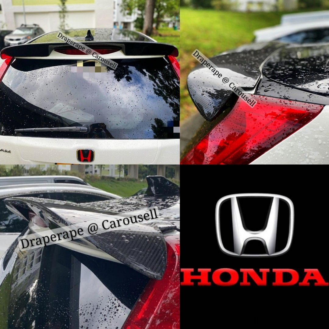 Honda Stream RN6 RSZ Real Carbon Fiber Spoiler, Car Accessories ...