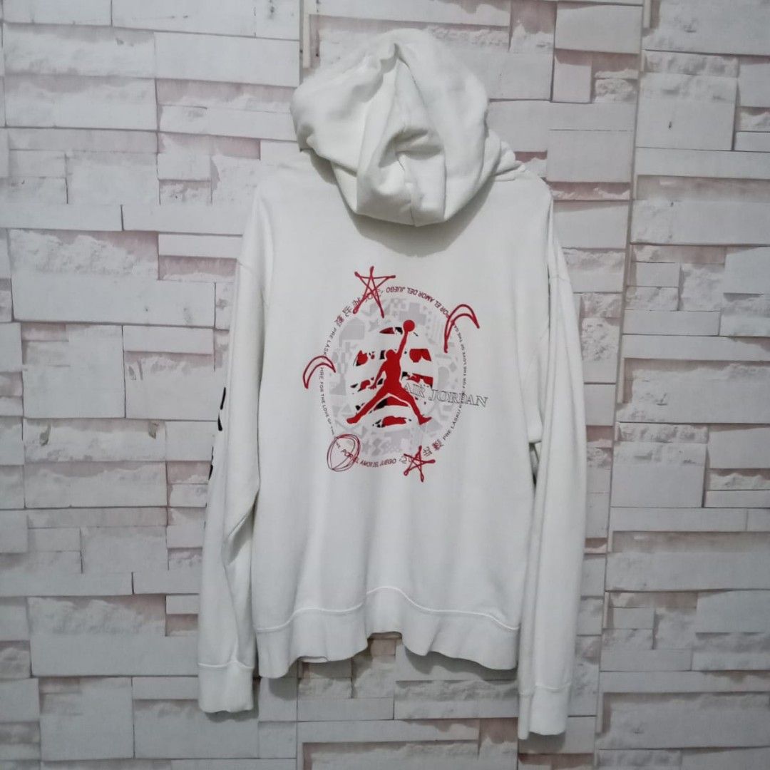 HOODIE AIR JORDAN LEGACY FIBA Fesyen Pria Pakaian Baju Luaran