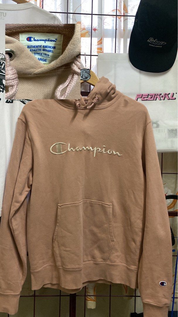 Tan on sale champion hoodie